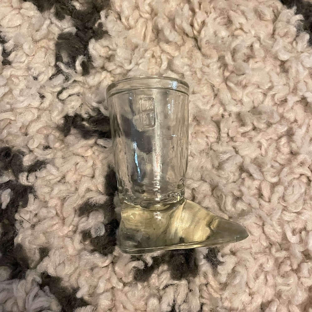 Glass cowboy boot